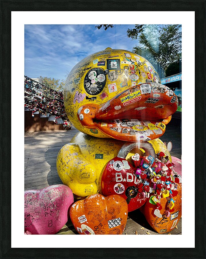 Namsan Tower Seoul South Korea 3 Picture Frame print