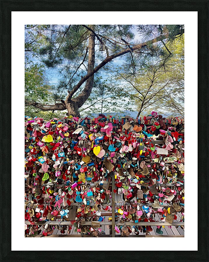 Namsan Tower Seoul South Korea 2 Picture Frame print