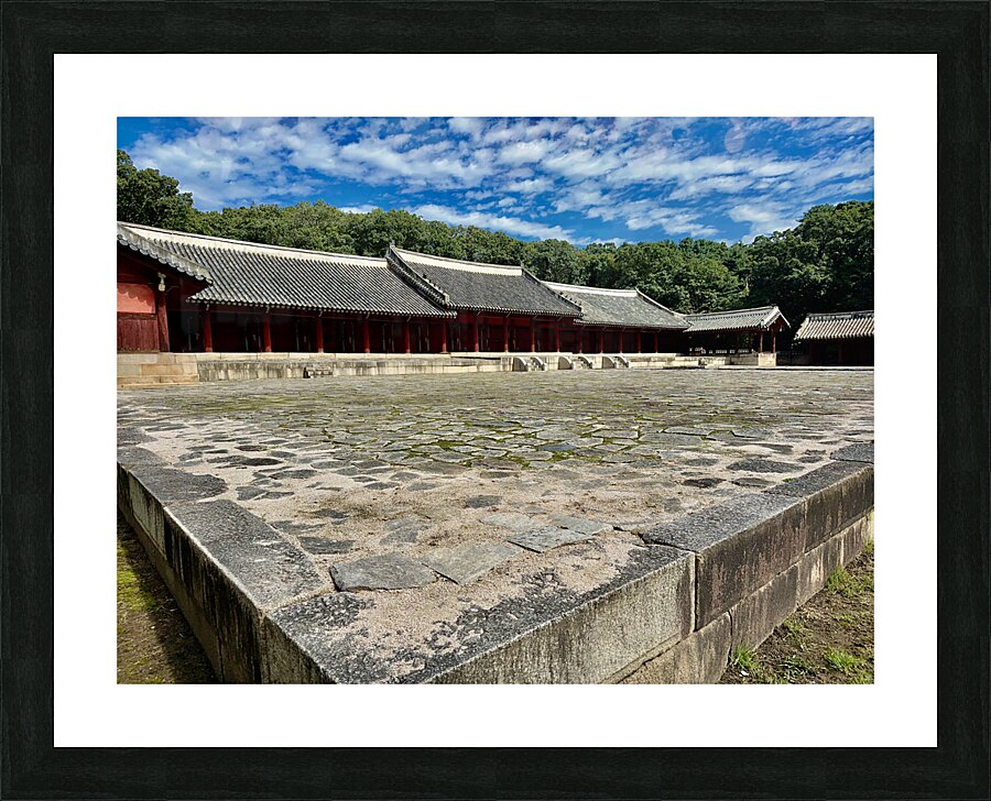 Jongmyo Shrine Seoul South Korea 3 Picture Frame print