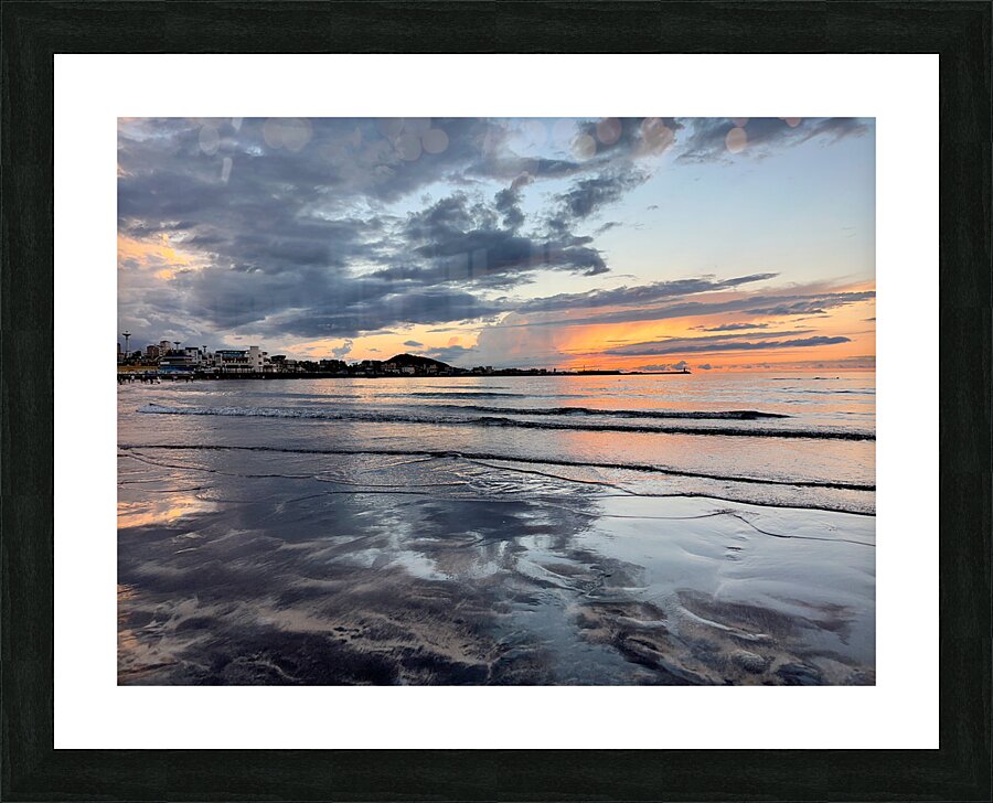 Samyang Beach Sunset Jeju South Korea 4 Picture Frame print
