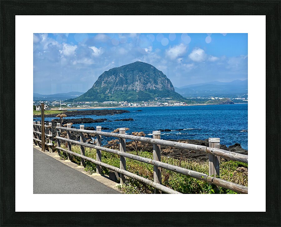 Sanbangsan Mount Jeju South Korea 2 Picture Frame print