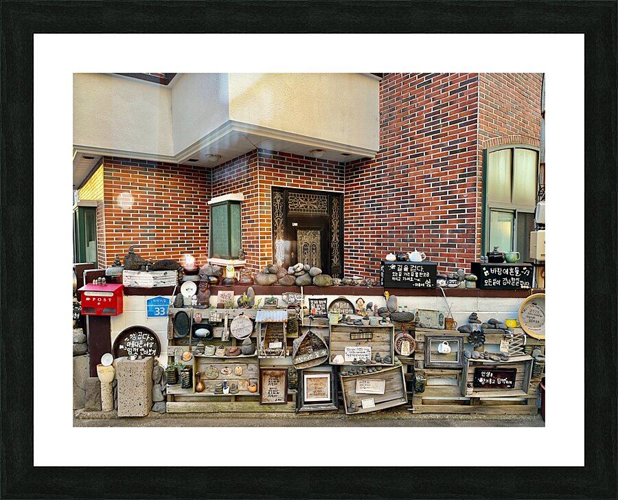 Welcome to my Home Jeju South Korea Picture Frame print