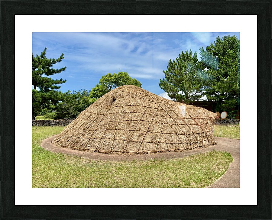Traditional Village Hut Jeju South Korea 1 Picture Frame print