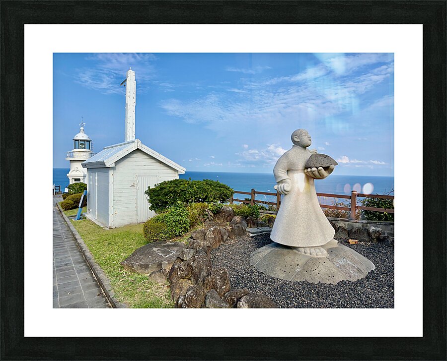 The White Strip Udo South Korea Picture Frame print