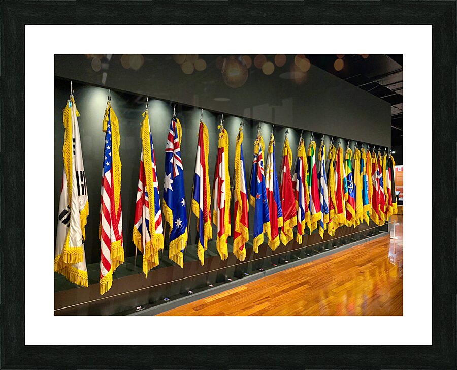 World Flags Seoul South Korea Picture Frame print