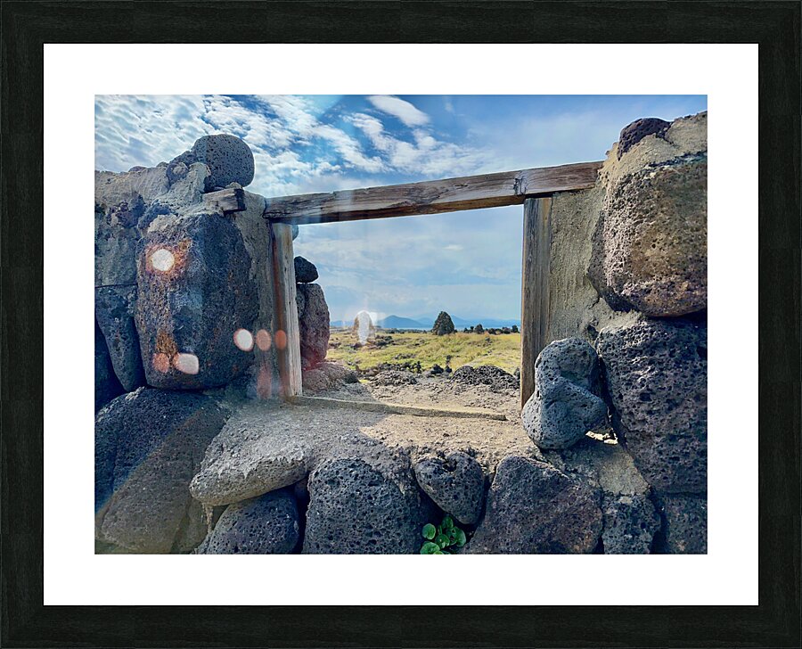Window from Rocks to Rocks Udo South Korea Picture Frame print