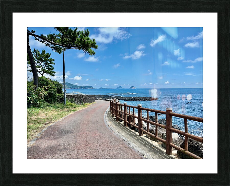 The Way Jeju South Korea Picture Frame print