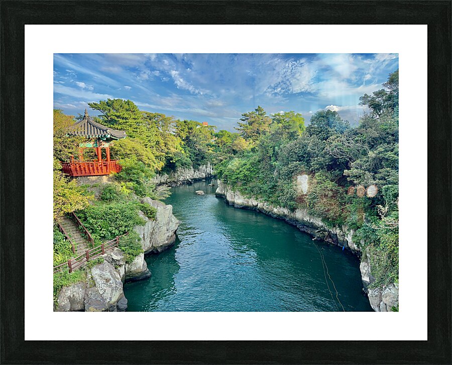 Around Jeju City South Korea 7 Picture Frame print