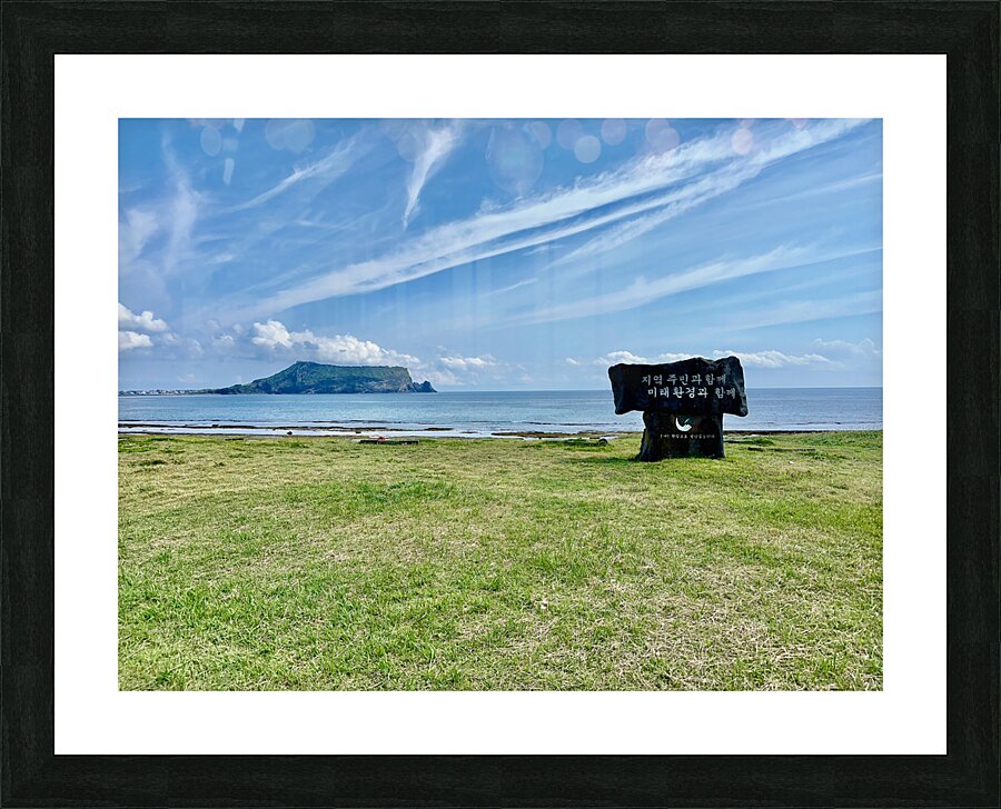 Seongsan Ilchulbong Jeju South Korea 3 Picture Frame print