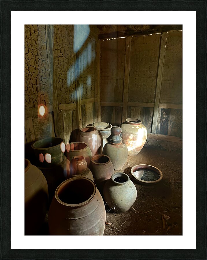 Stone Park Jeju South Korea 4 Picture Frame print