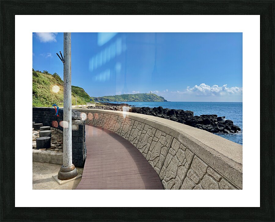 West Coast Jeju South Korea 3 Picture Frame print