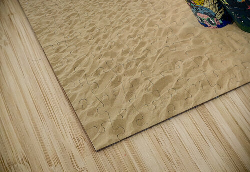 Painted Barrels on the Beach Jimmy Roy Photos puzzle