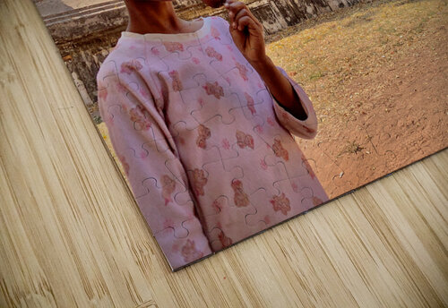 Myanmar Boy Eating a Frozen Candy Bar Jimmy Roy Photos puzzle