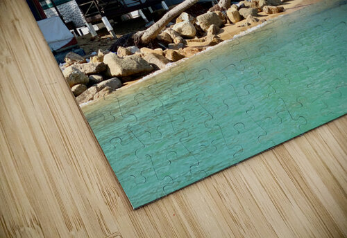 L Shaped Palm Trees Beach Jimmy Roy Photos puzzle