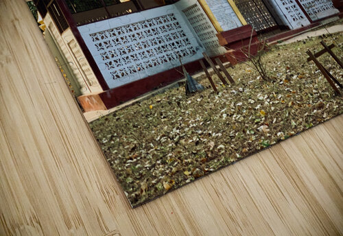 Dog Going to Temple Jimmy Roy Photos puzzle