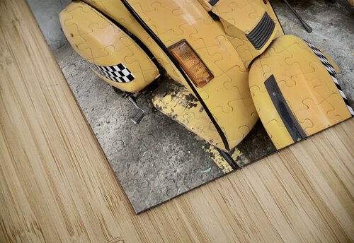 Yellow Motorbike Cabs Jimmy Roy Photos puzzle