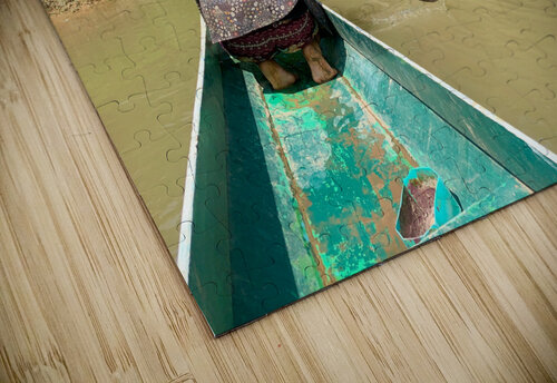 Lady Paddling Jimmy Roy Photos puzzle