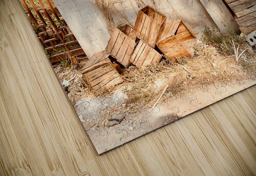 Vintage Wooden Crates Jimmy Roy Photos puzzle
