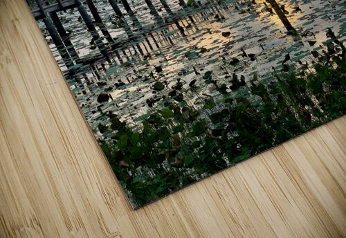 Amazing Walkway on the Lake at Sunset 2 Jimmy Roy Photos puzzle