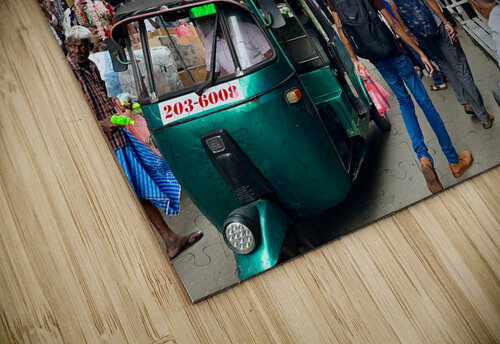 Sri Lankan Busy Street Jimmy Roy Photos puzzle