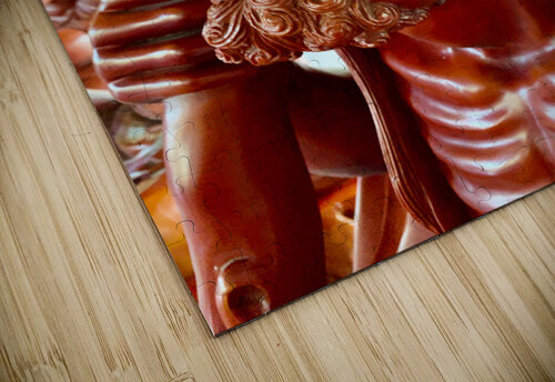 Red Statue Jimmy Roy Photos puzzle