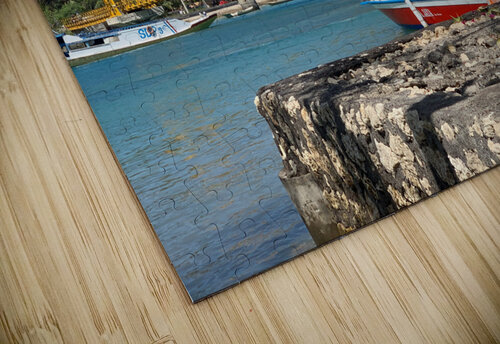 The Yellow Bridge Nusa Lembongan Indonesia Jimmy Roy Photos puzzle