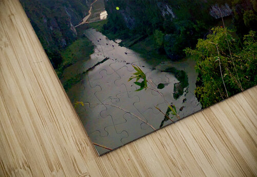 Dam Sen Hang Mua Viewpoint at Sunset Jimmy Roy Photos puzzle