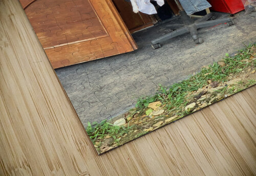 The Red Fridge and the Dog 1 Jimmy Roy Photos puzzle