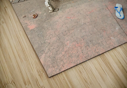 Napping on a Public Bench Jakarta Jimmy Roy Photos puzzle