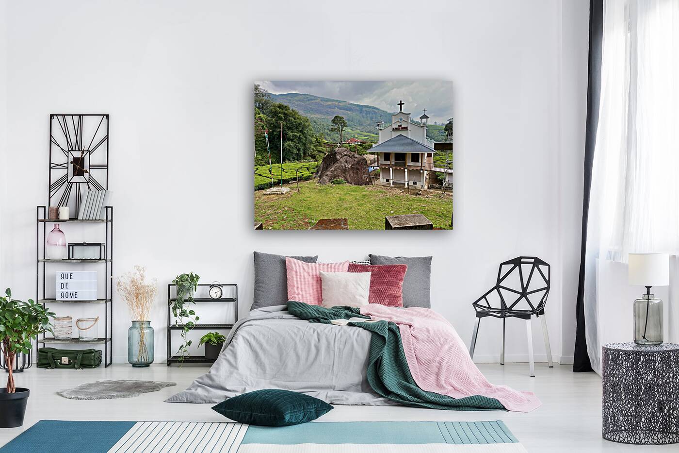 Chuch in Tea Plantations Reproduction