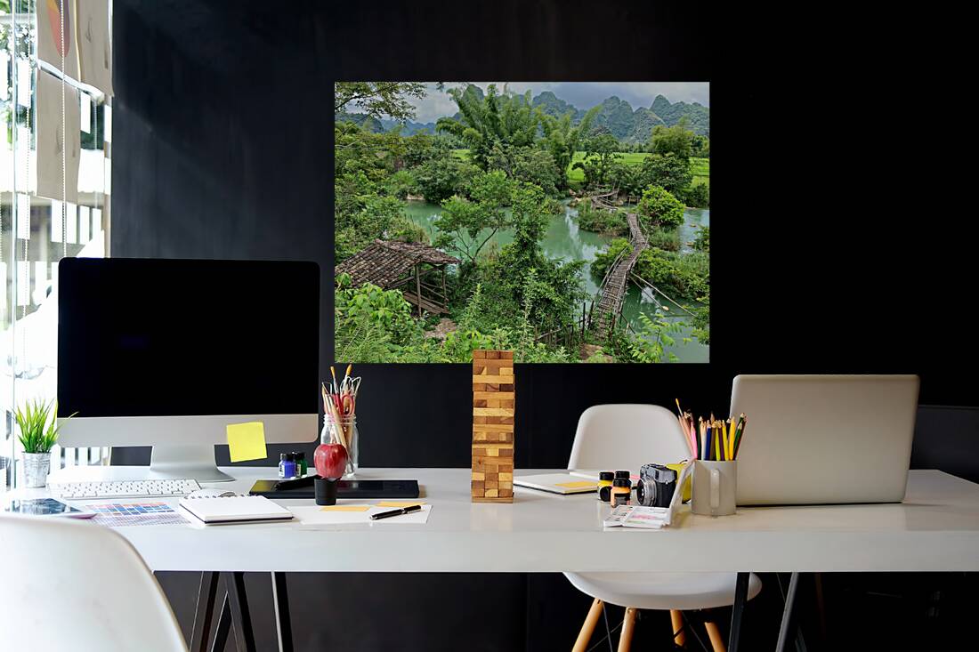 Across the Bamboo Bridge Reproduction