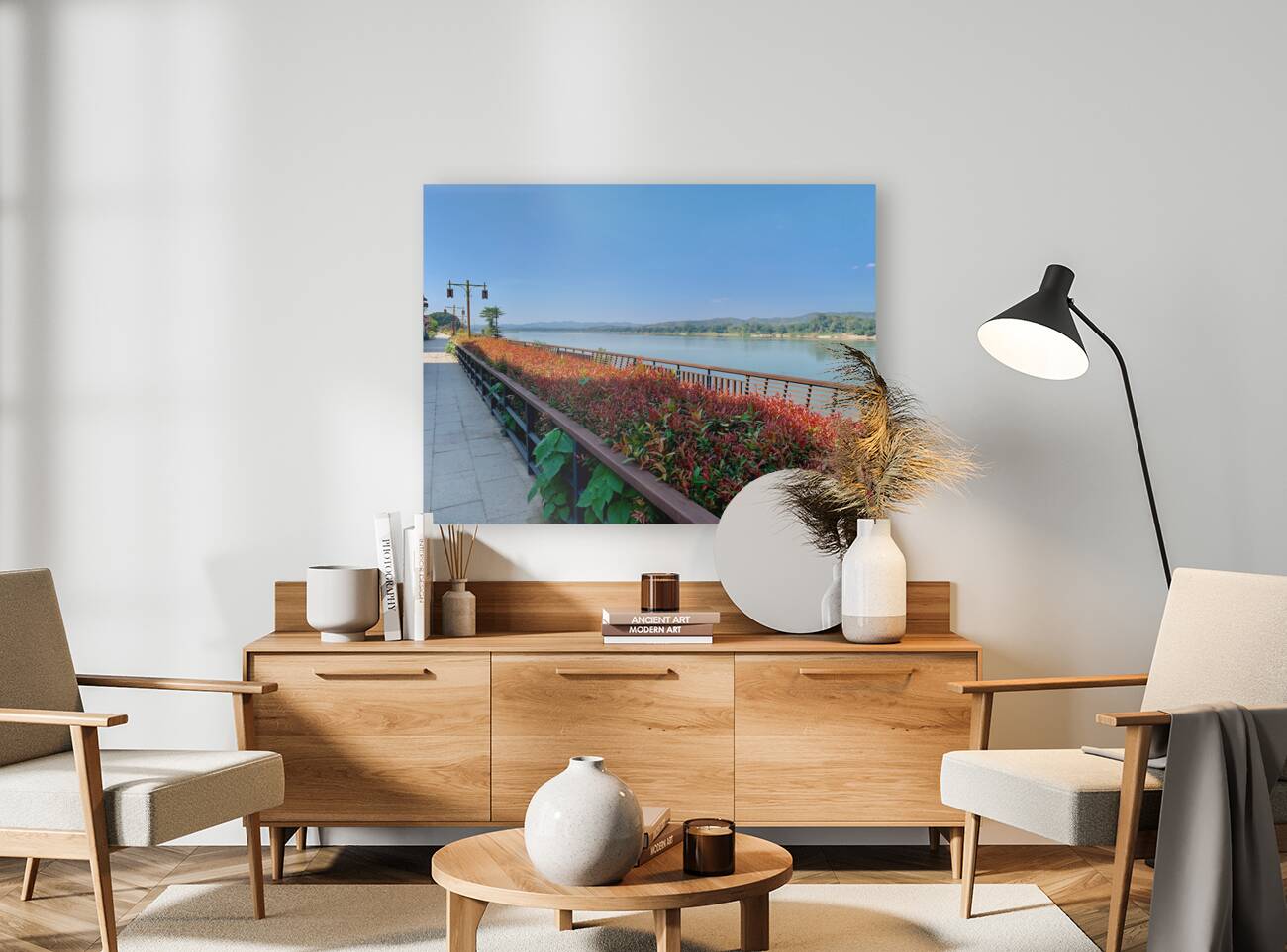 Along the Mekong River Reproduction