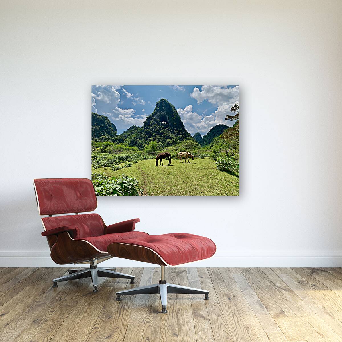 Horses by Angle Eye Mountain Reproduction