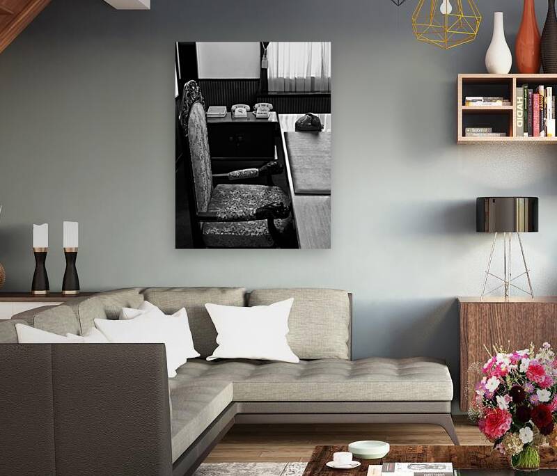 Old Phones in the Office Reproduction