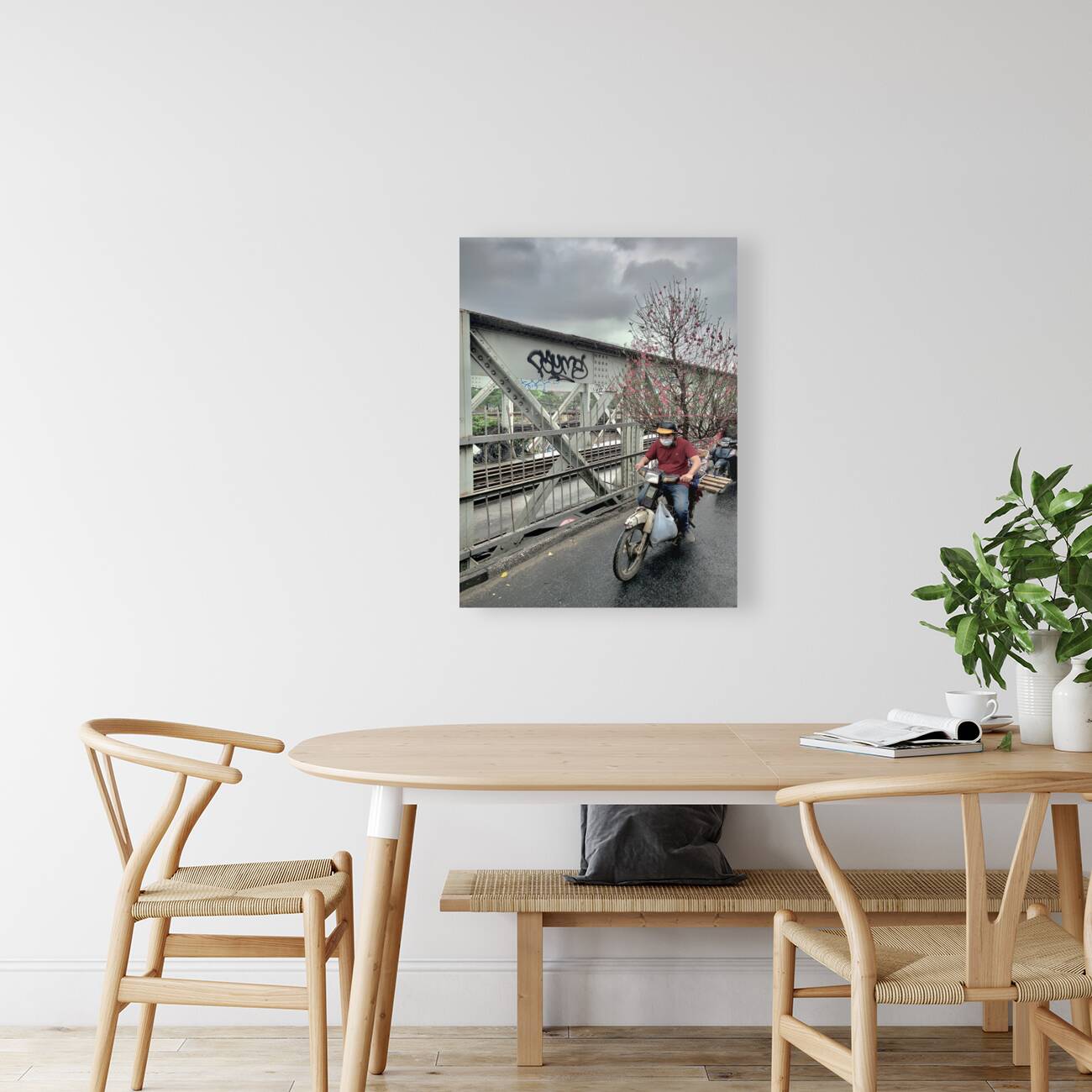 Tree on a Motorbike Reproduction