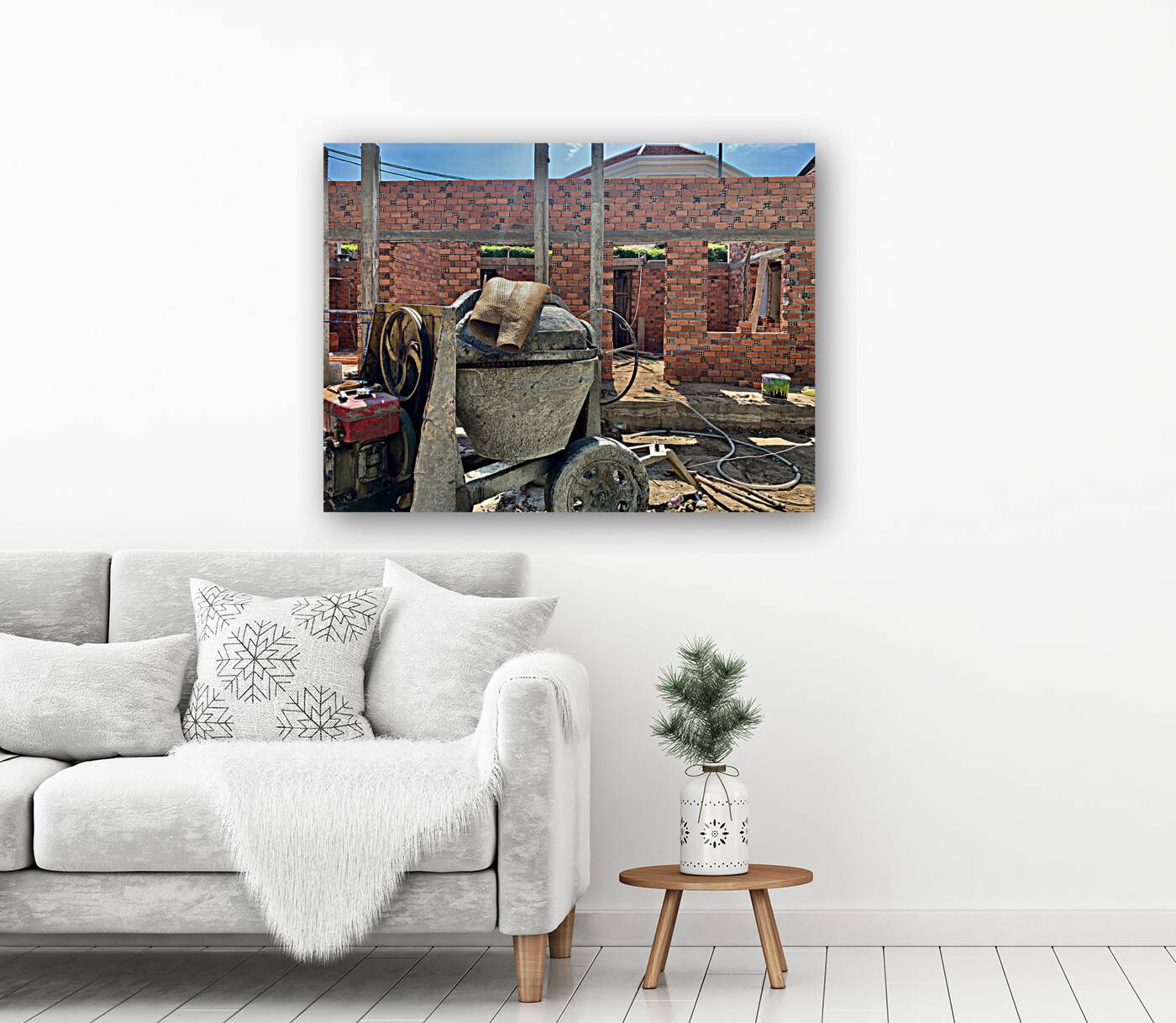 Brick House On the Way Reproduction