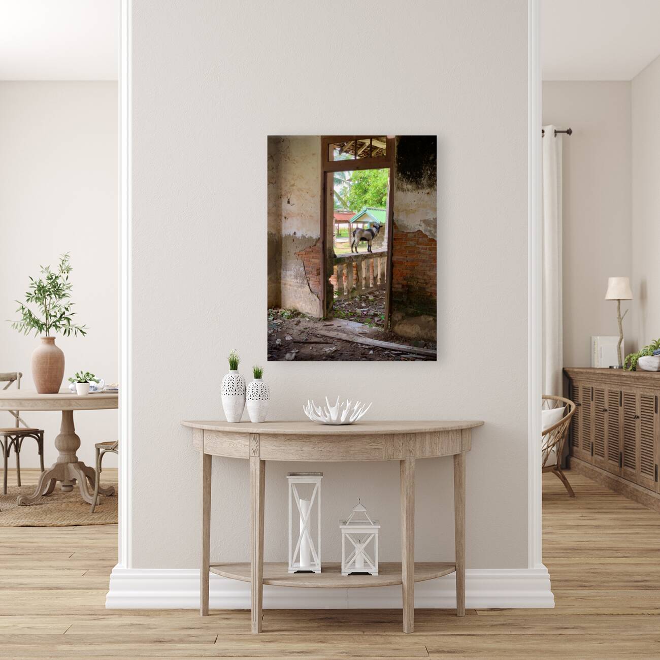 Goat by the Door Reproduction