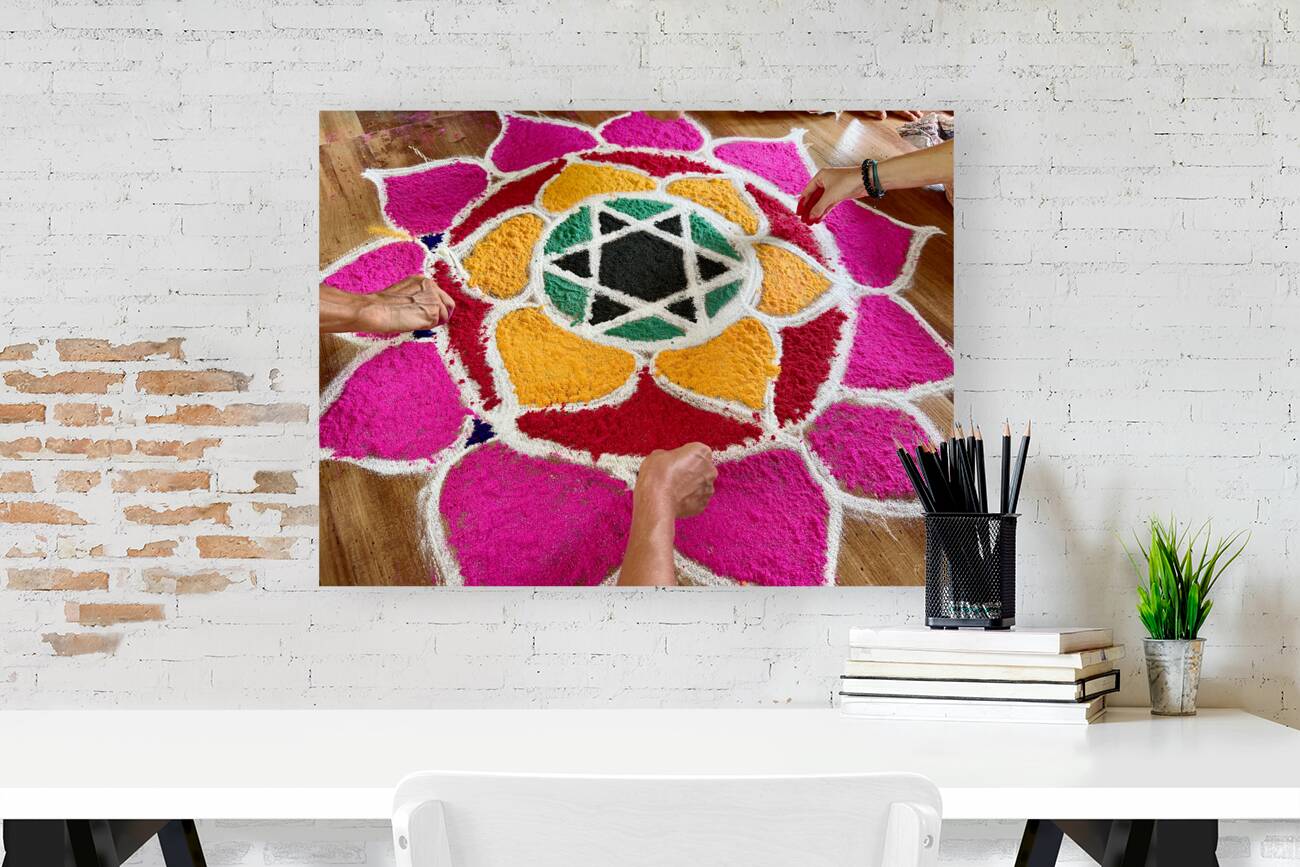 Mandala Hands Reproduction