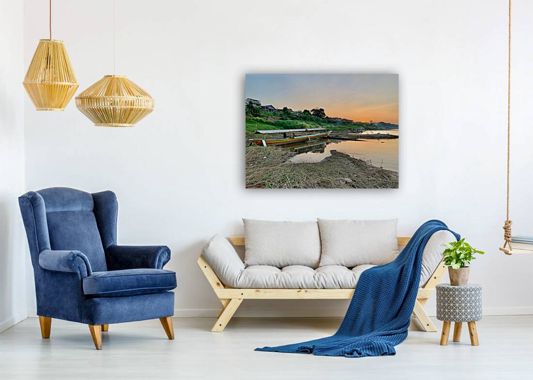 Sunset Boat Reproduction