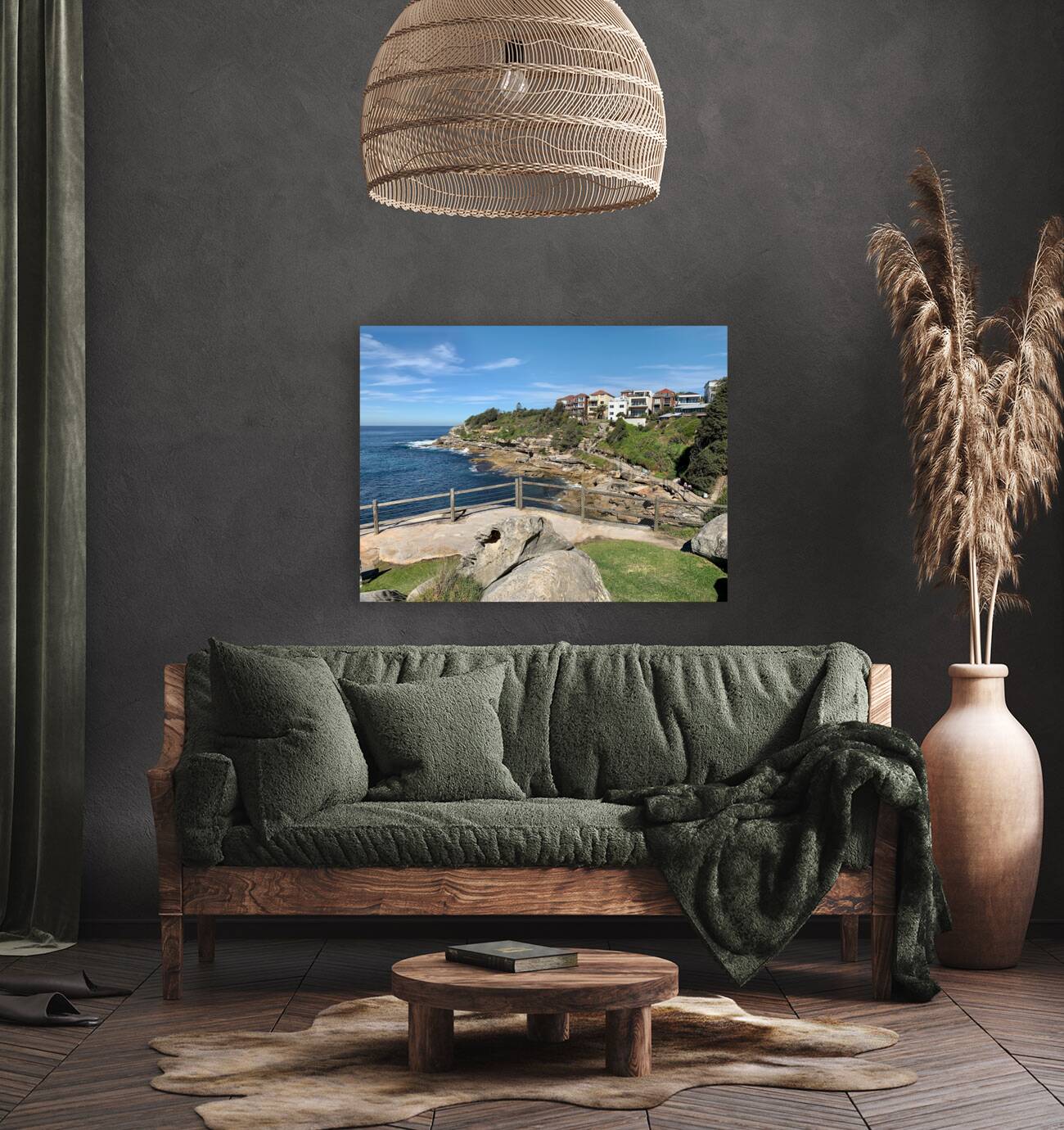 Walkway Along the Shore Reproduction