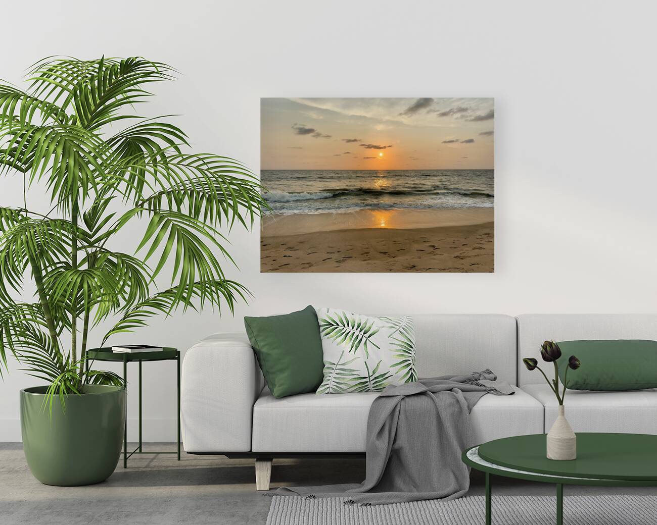 Sunset by the Beach Reproduction