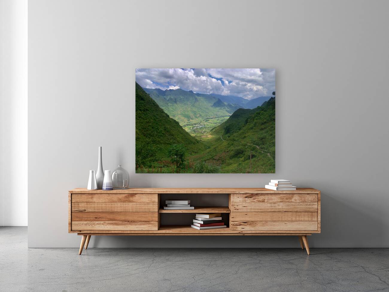 Spotlight in the Mountains Reproduction