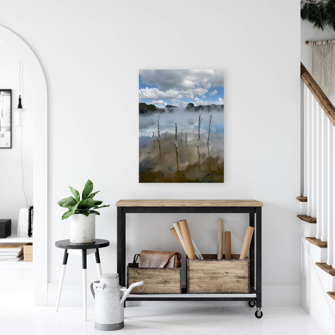 Branches reflections Reproduction