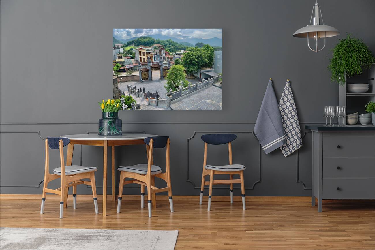 Town from Temple Reproduction