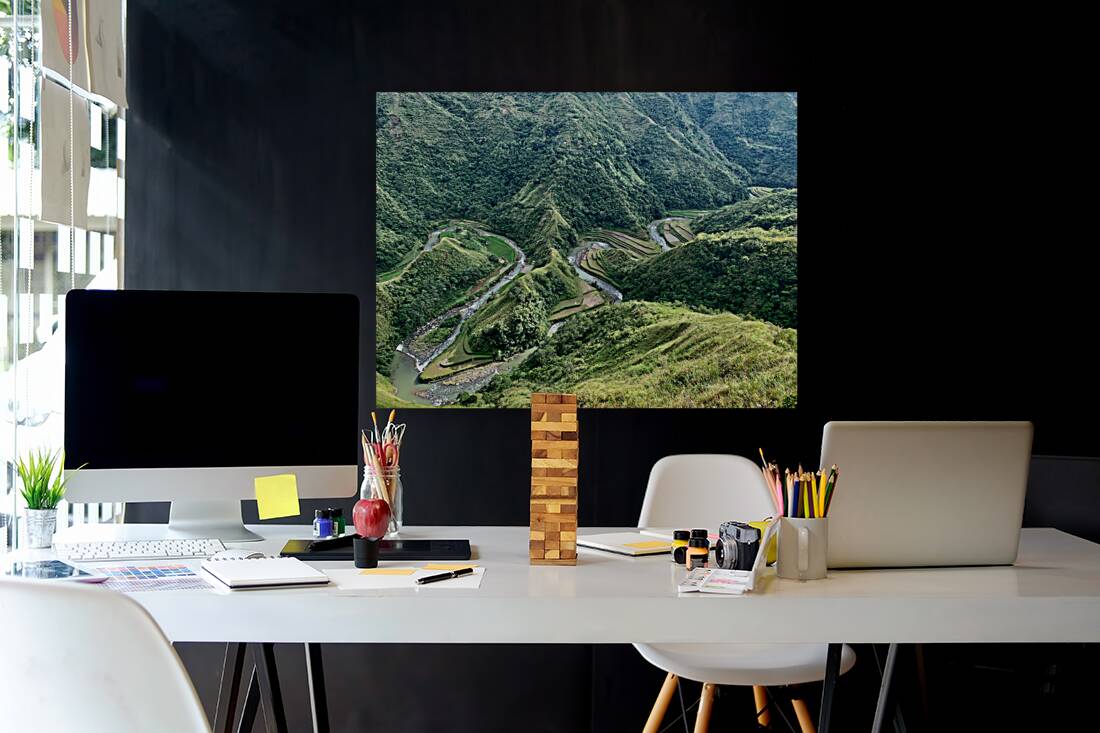 S-Shaped River Rice Valley Reproduction