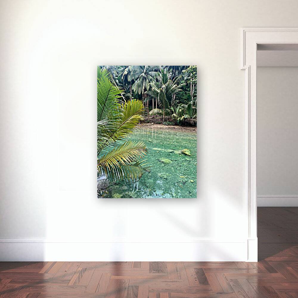 Blue Water in the Jungle Reproduction