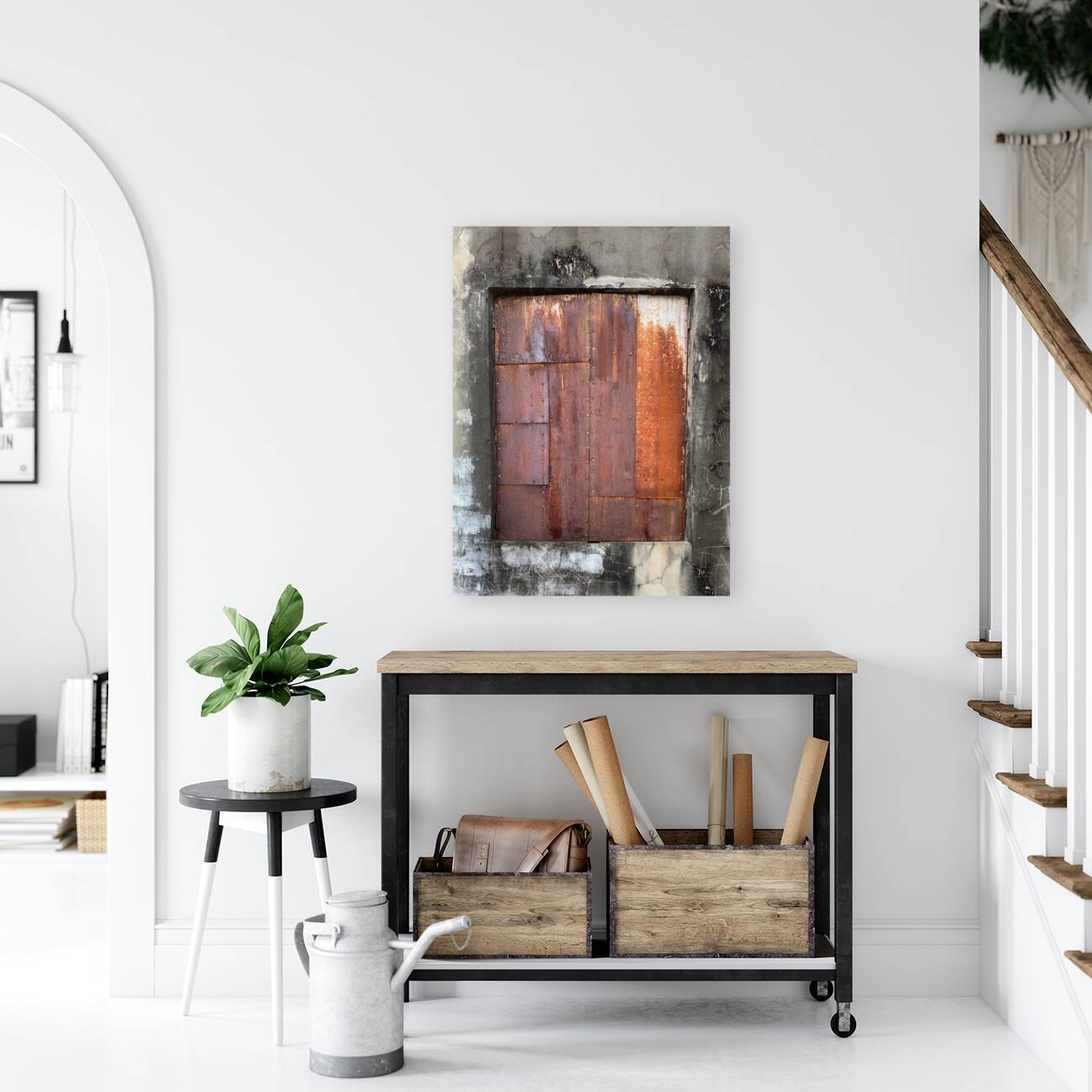 Blocked Metal Window Reproduction