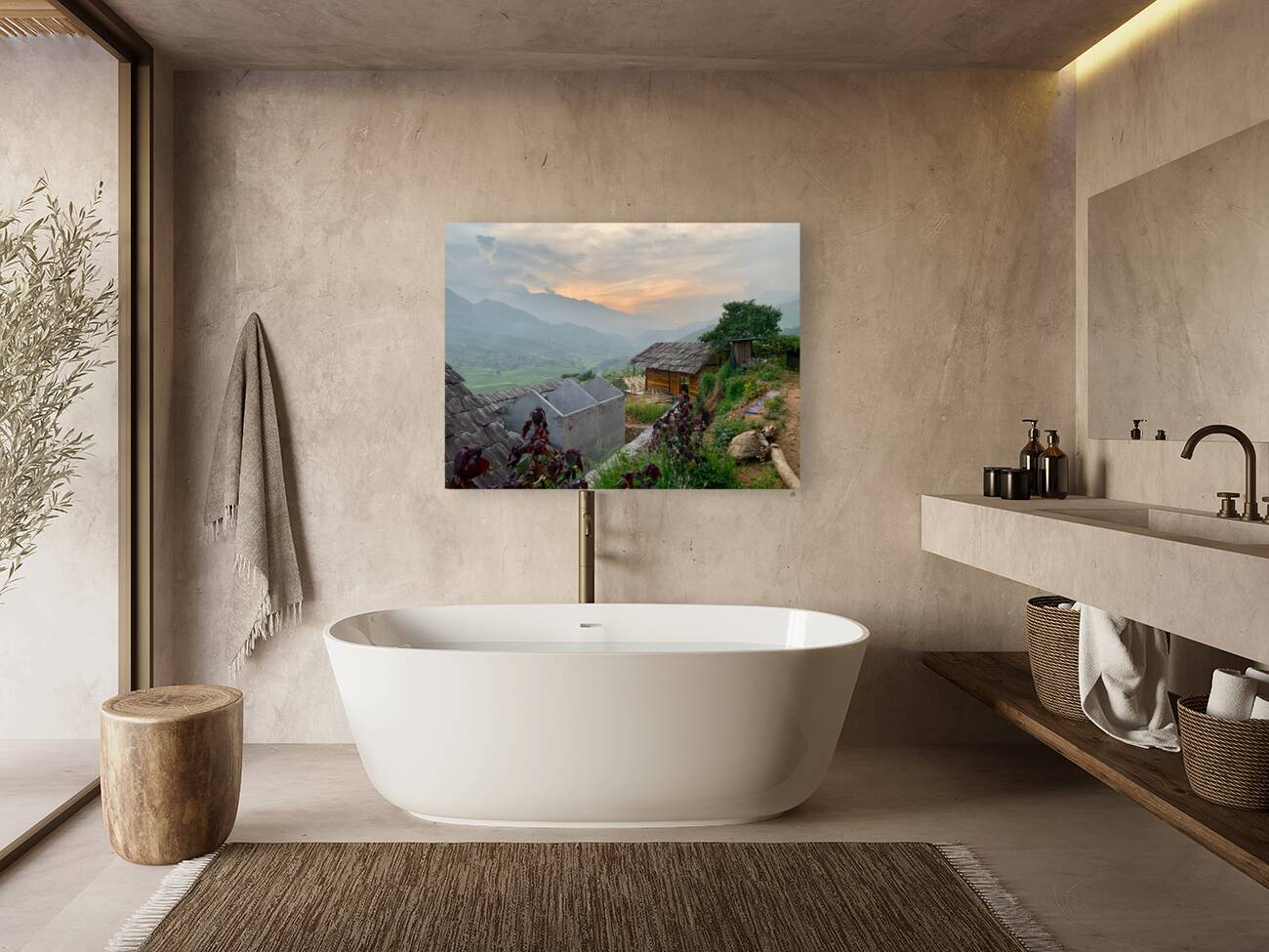 Far Away Sunset Reproduction