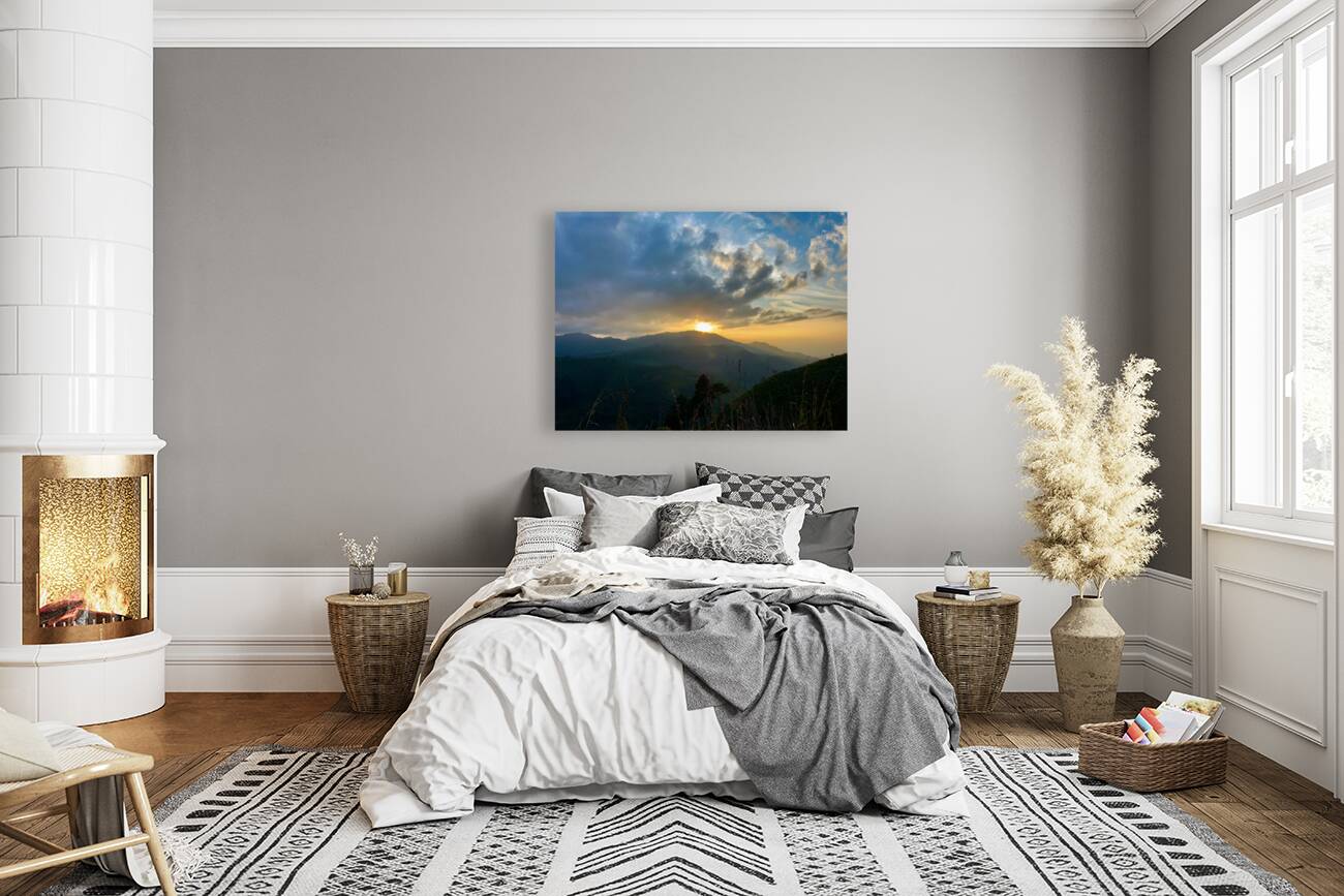 Sunrise Over the Mountain 2 Reproduction