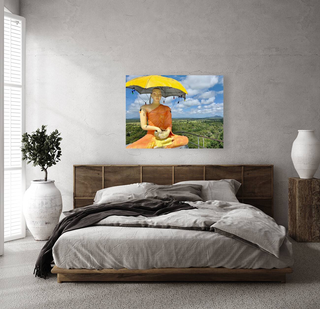 Buddha Under the Umbrella Reproduction
